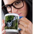 thumbnail image 2 of 3drose, Torc Waterfall, Killarney National Park, Ireland - Eu15 Tno0196 - Tom Norring, 15oz Two-tone Blue Mug, 2 of 6