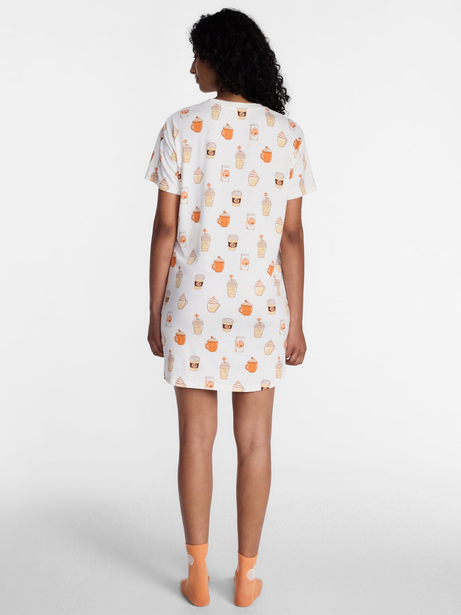 Halloween Women's Sleepshirt Top and Socks Set from Way to Celebrate, 2-Piece, Sizes XS-3X