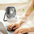 thumbnail image 4 of XGFHYJEH Desk Fan, Small Fan, Tabletop Fan, Small Desk Fan, Small Fans for Desk, Desk Fans for Home, Desk Fans Small Quiet, Portable Personal Electric Fan, Desk Fans under $15.00, 4 of 6