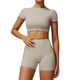 thumbnail image 1 of Conjuntos de entrenamiento for mujer, 2 piezas, sujetador deportivo, camiseta sin mangas, polainas de cintura alta, gimnasio, Yoga, ropa activa, Top de entrenamiento for mujer, 1 of 6