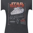 thumbnail image 2 of Star Wars Solo Falcon Schematics Men's T-Shirt-XLarge, 2 of 4