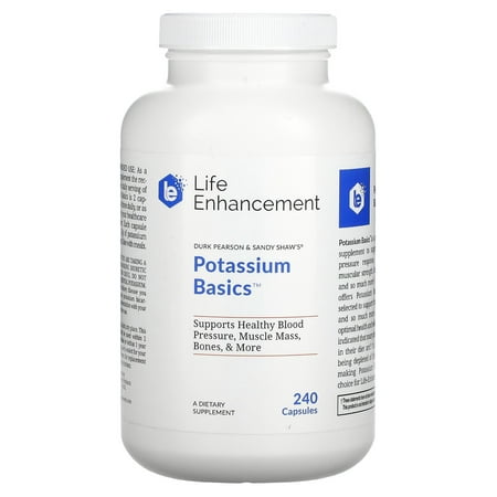 Potassium Basics, 240 Capsules, Life Enhancement
