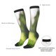 thumbnail image 4 of Fotbe golf ball perched on a tee Calcetas Divertidas Estampadas para Hombre y Mujer, Calcetas de Algodón hasta la Rodilla para Caminar, Correr, Enfermería y Embarazo, 4 of 6