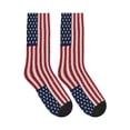 thumbnail image 4 of Women's Men's America Mexican Flag Colorful Novelty Pattern Crew Athletic Socks, 4 of 7