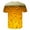 Yellow, variant on Lolmot Mens Shirts Fashion Casual Beer Printing Shirts Short Sleeve O-Neck Loose Tee Tops Tunic Blouse