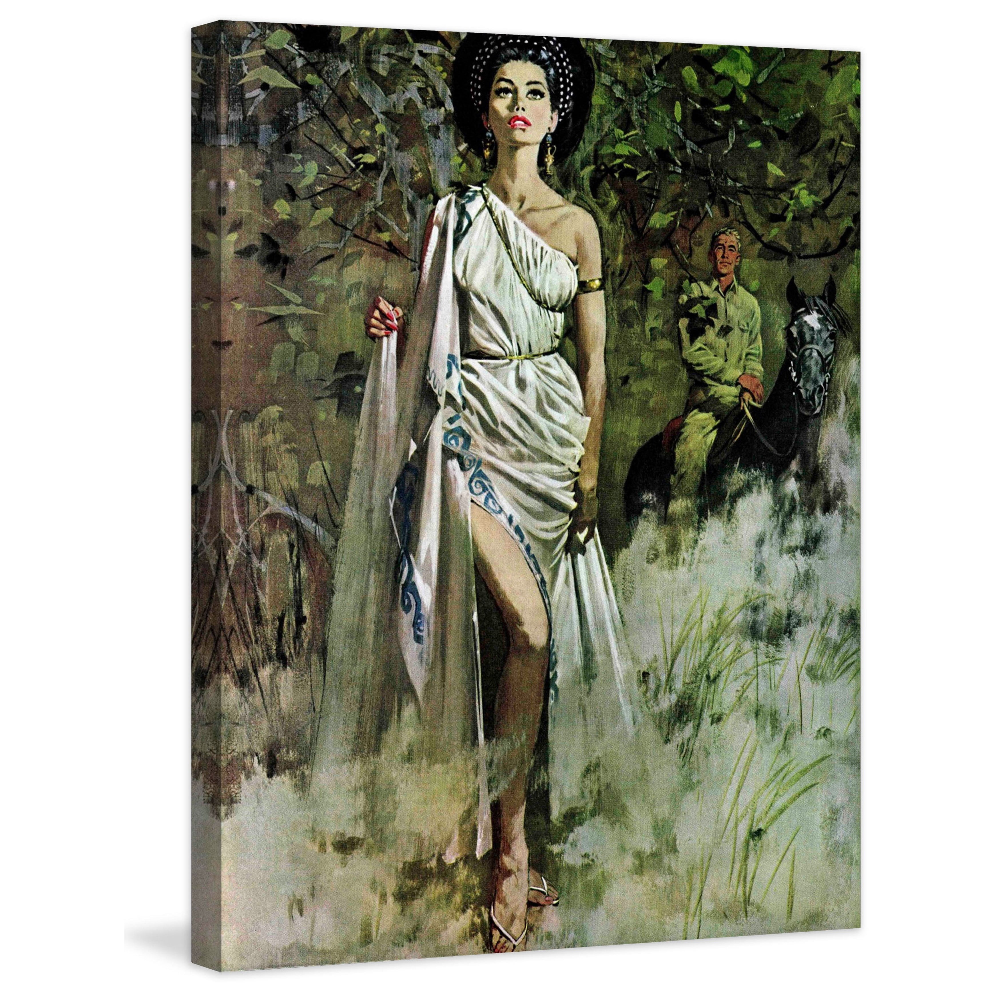 Marmont Hill "Moresby's Goddess" by Robert McGinnis Painting Print on Canvas