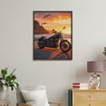 thumbnail image 4 of Paint By Numbers Kit for Adults Beginner - DIY Motorcycle Beach Sunset Adventure Canvas Painting Kits for Adults, Frameless Paint By Number for Adults for Home Wall Decor 16x20 Inch, 4 of 7