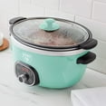 thumbnail image 3 of GreenLife Healthy Duo Slow Cooker | Turquoise, 3 of 10