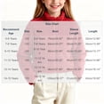 thumbnail image 4 of Falkdiz Girls Long Sleeve Shirts Fleece Warm Cropped Tops Outdoor Winter Mock Neck School Solid Color Zip-up for Girls , Red , Size: 14-15 Years, 4 of 8