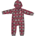 thumbnail image 2 of Infant Colosseum  Crimson Alabama Crimson Tide Full-Zip Plaid Hoodie Long Sleeve Jumper, 2 of 3