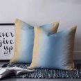 thumbnail image 2 of Light Blue Khaki Ombre 24x24 Pillow Covers Set of 2, Modern Abstract Art Gradient Throw Pillow Covers Decorative Couch Cushion Case, Microfiber Square Pillowcases for Bedroom Car Living Room, 2 of 7