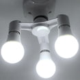 thumbnail image 1 of Base Socket Splitter Lámpara de luz LED 3pcs 3 en 1/4 en 1/5 en 1 Likrtyny E27, 1 of 5