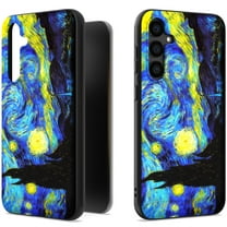 CoverON Art Design For Samsung Galaxy S23 FE Phone Case, Flexible Rubber Slim TPU Cover, Starry Night
