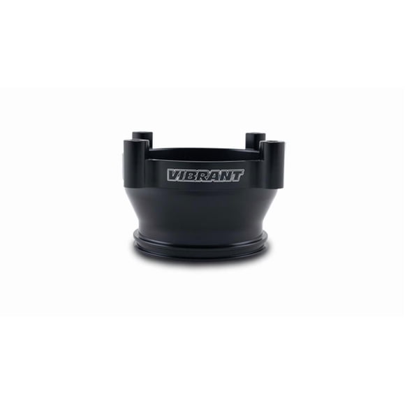 Vibrant Performance Throttle Body Adapter 12470 Bosch Throttle Body to HD Adapter; 3 Inch HD Clamp; 74 Millimeter Throttle Body; Aluminum