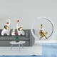 thumbnail image 2 of Esculturas de elefantes, cerámica, resina, decoración del hogar, figura de niña, arte abstracto, estatua, adorno moderno, diseño creativo, adecuado pa, 2 of 8
