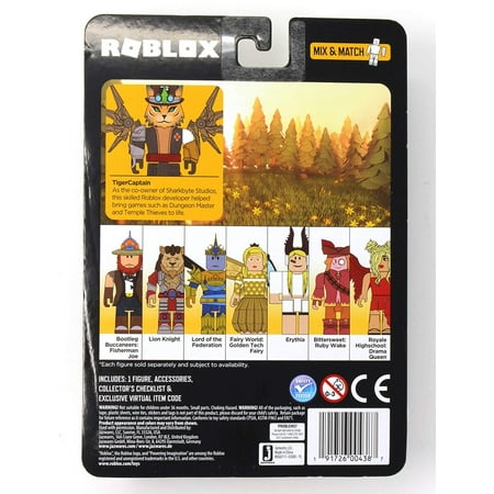 Roblox Celebrity Collection - TigerCaptain Figure Pack [Includes Exclusive Virtual Item]