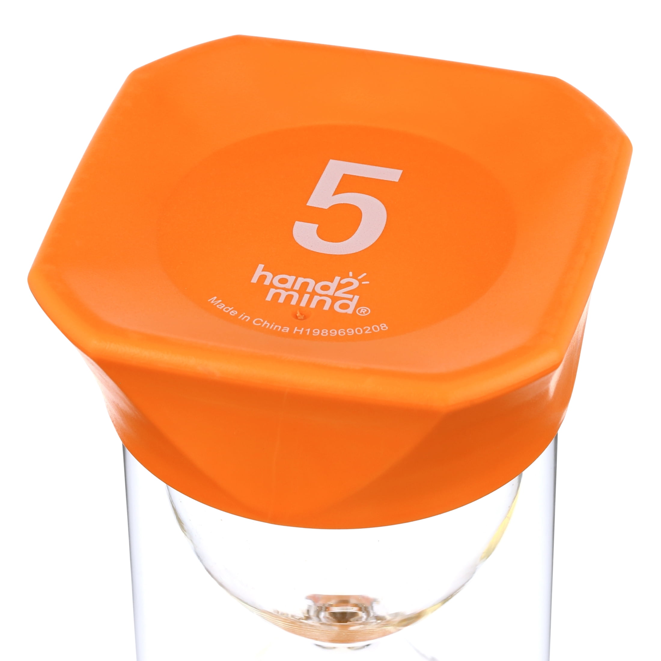 hand2mind Orange Jumbo 5 Minute Sand Timer for Kids