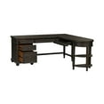 thumbnail image 5 of Harvest Home Black L Shaped Desk Set, 5 of 7
