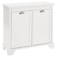 thumbnail image 6 of Crosley Furniture Lydia Wood Laundry Hamper, White, 6 of 10