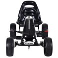 thumbnail image 2 of Topbuy Go Kart Kids Bike Ride on Toys with 4 Wheels and Aadjustabl Seat Black, 2 of 10