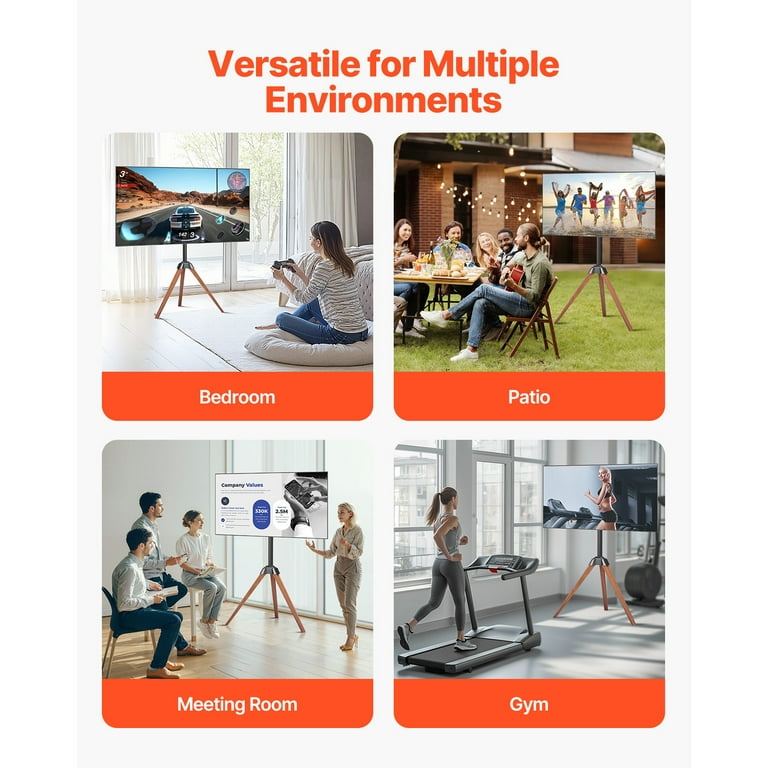 KFFKFF Tripod TV Easel Stand for 40-65 Inch Screens photo 7