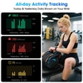 thumbnail image 3 of Reloj podómetro impermeable Kummel Fitness Tracker con monitor de frecuencia cardíaca, 3 of 7