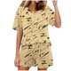 thumbnail image 1 of Conjunto de Pijama de las Mujeres de Moda Casual Color Sólido Manga Corta Cuello Redondo Top Y Pantalones, 1 of 6