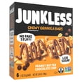 thumbnail image 4 of JUNKLESS Chewy Granola Bars, Peanut Butter Chocolate Chip, Less Sugar, Gluten Free, Non-GMO, 1.1 oz, 6 Count, 4 of 10