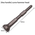 thumbnail image 1 of Pile Hammer Heads Edge Hammer For Impact Drill For Electric And Pneumatic Tools Hexagonal handle A, 1 of 7