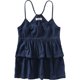 thumbnail image 1 of Aeropostale - Camiseta sin mangas con volantes para mujer, azul, grande, 1 of 1