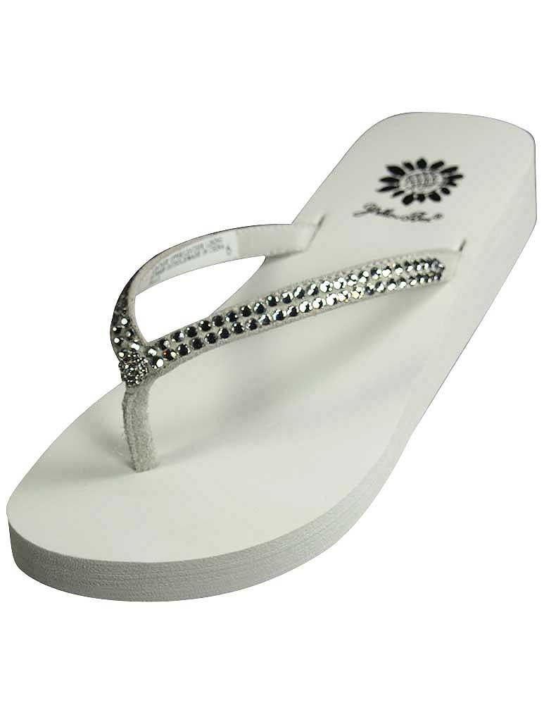 walmart white flip flops