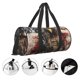 thumbnail image 3 of Fotbe Bald Eagle Soldier Bolsa Deportiva de Lona Plegable con Estampado, Bolsa de Gimnasio con Bolsillo Seco/Húmedo, Bolsa de Viaje Ultraligera de Gran Capacidad, 3 of 6