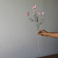 thumbnail image 4 of Realistic Artificial Flowers Dark Red Daisy Artificial Stems 1 Pc Silk FlowerswithStems FlowersforVase, 4 of 7