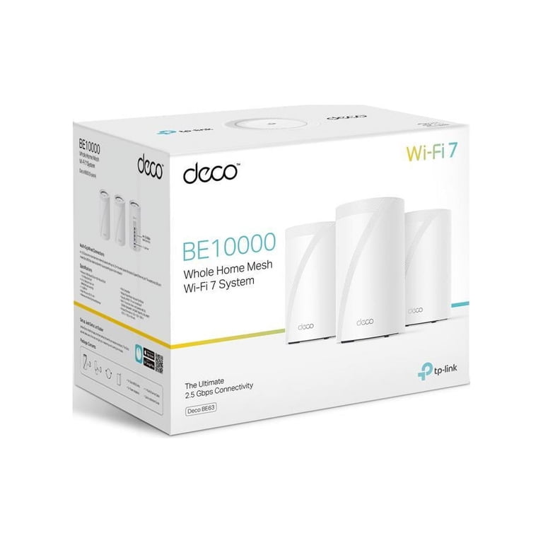 TP-Link WiFi 7 BE10000 Mesh System | 10 Gbps, 4x2.5G Ports, 4x