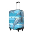 thumbnail image 2 of Bixox Washable Dolphin Printed Luggage Cover, Fashion Suitcase Protector Fits for X-Large luggage, 2 of 8
