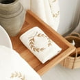 thumbnail image 2 of Golden Petals Embroidery Hand Towel, 2 of 3