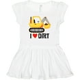 thumbnail image 3 of Inktastic Construction Truck I Love Dirt Girls Baby Dress, 3 of 5