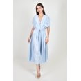 thumbnail image 5 of Vestido midi escote en V Roman Fashion /Juvenil, 140 (Azul cielo) azul cielo G, 5 of 5