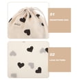 thumbnail image 4 of CIMAXIC Wedding 6pcs Heart Jewelry Bags Sachets Drawstring Makeup Pouches Reusable Small Fabric Storage Bags Purse For Cosmetics Travel Essentials Wedding Birthday Party Favor Supplies, 4 of 4