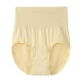 thumbnail image 1 of Ropa interior de cintura alta para controlar el abdomen para mujer - Braguitas sin costuras que realzan los glúteos, mezcla de nailon transpirable, 1 of 6