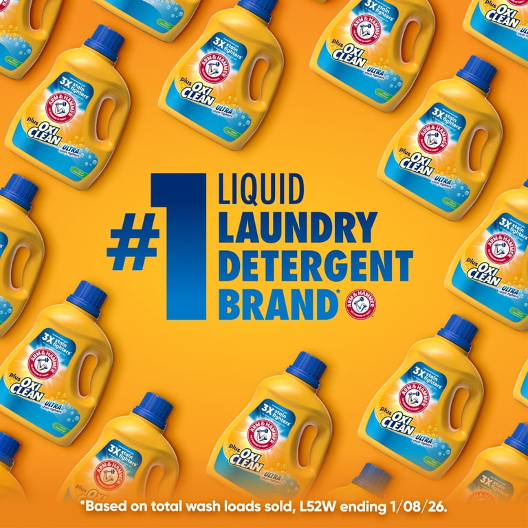 ARM & HAMMER Plus OxiClean Ultra Stain Fighters Liquid Laundry