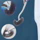 thumbnail image 5 of Cepillo de Baño con Mango Largo y Ergonómico | Cerdas de Pet En Forma de S para Una Limpieza de 360° Sin Ángulos Muertos | Cepillo de Baño para Colgar En La Pared | Plástico Duradero | Gris Azulado |, 5 of 6