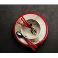 thumbnail image 5 of MEPRA Red Fantasia 5 Piece Place Setting Finish Handles Dishwasher Safe Cutlery, 5 of 7