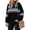 Multicolor, variant on Womens Sweaters Fall Long Sleeve Knit Tops Striped Oversized Sweater Batwing Sleeve, Cute Lightweight Side Slit Crew Neck Knitted Pullover Spring Clothes Winter Outfits, Beige L