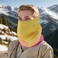 thumbnail image 2 of Unique Bargains 1 Pc Cooling Face Scarf Mask Face Mask for Outdoor Cycling Rose Red Yellow, 2 of 6