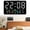 C, variant on YCCMML Digital Wall Clock, Large LED Alarm Clock with Humidity Temperature Date & Comfort Indicators, Wall Mount or Desk Stand