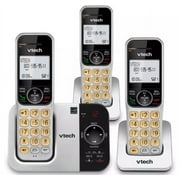 VTech 3 Handset DECT 6.0 Expandable Cordless Phone with Answering System CS5329-3