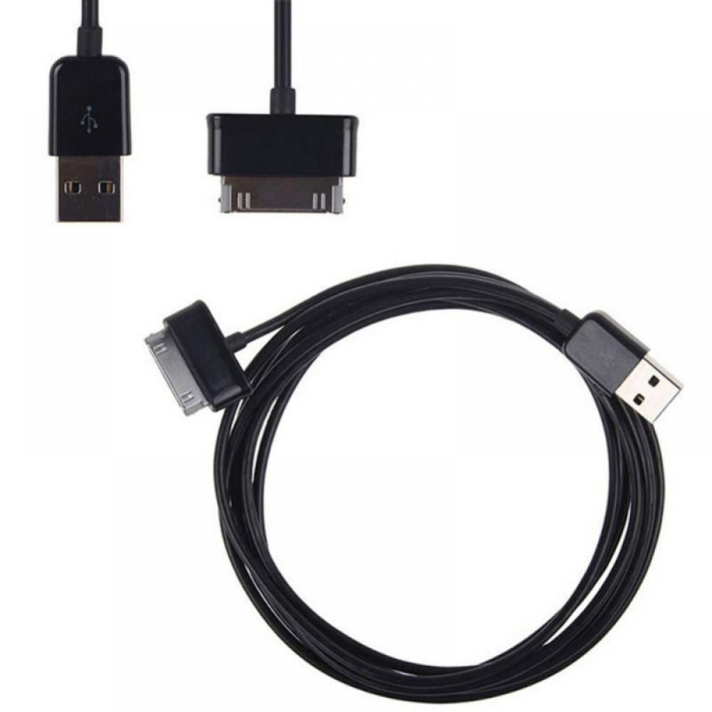 2X 10FT USB TO 30PIN BLACK CABLE DATA SYNC CHARGER SAMSUNG GALAXY TAB TABLET 7.0 