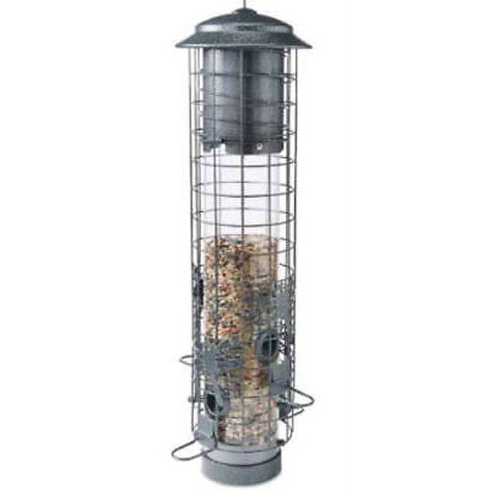 Audubon 18" Squirrel Resistant Tube Bird Feeder Dragonfly Design