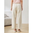 thumbnail image 2 of Lyocell elastic back-waist straight-leg pants, 2 of 5